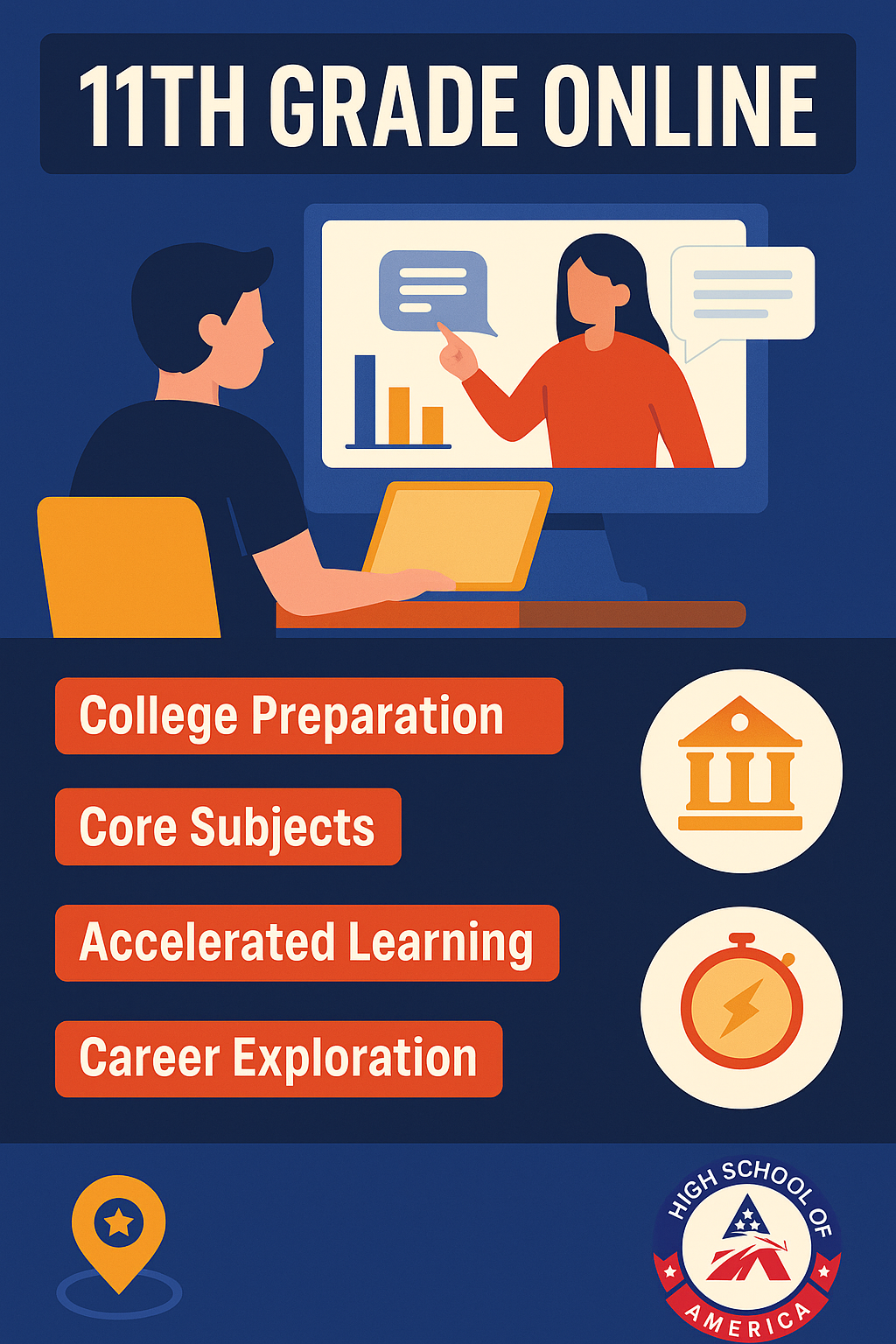 11th Grade Online Classes | Junior Year Courses