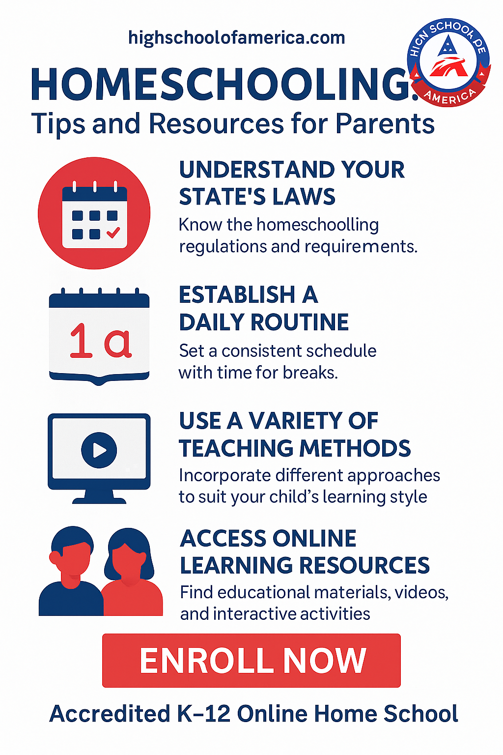 Support tips for homeschool families