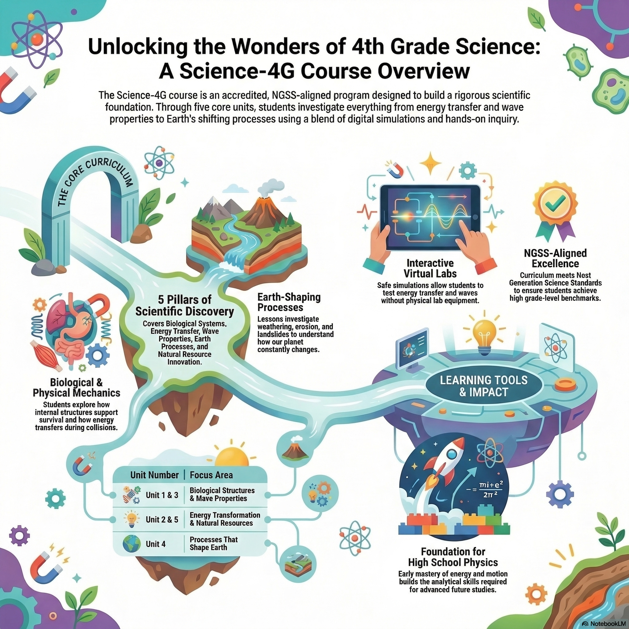 4th Grade Science Journey Infographic