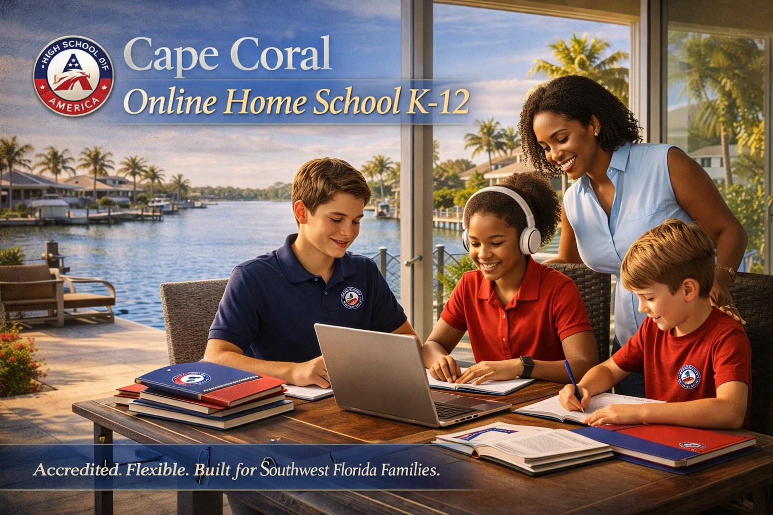 Cape Coral online home school K-12 for Lee County Southwest Florida families