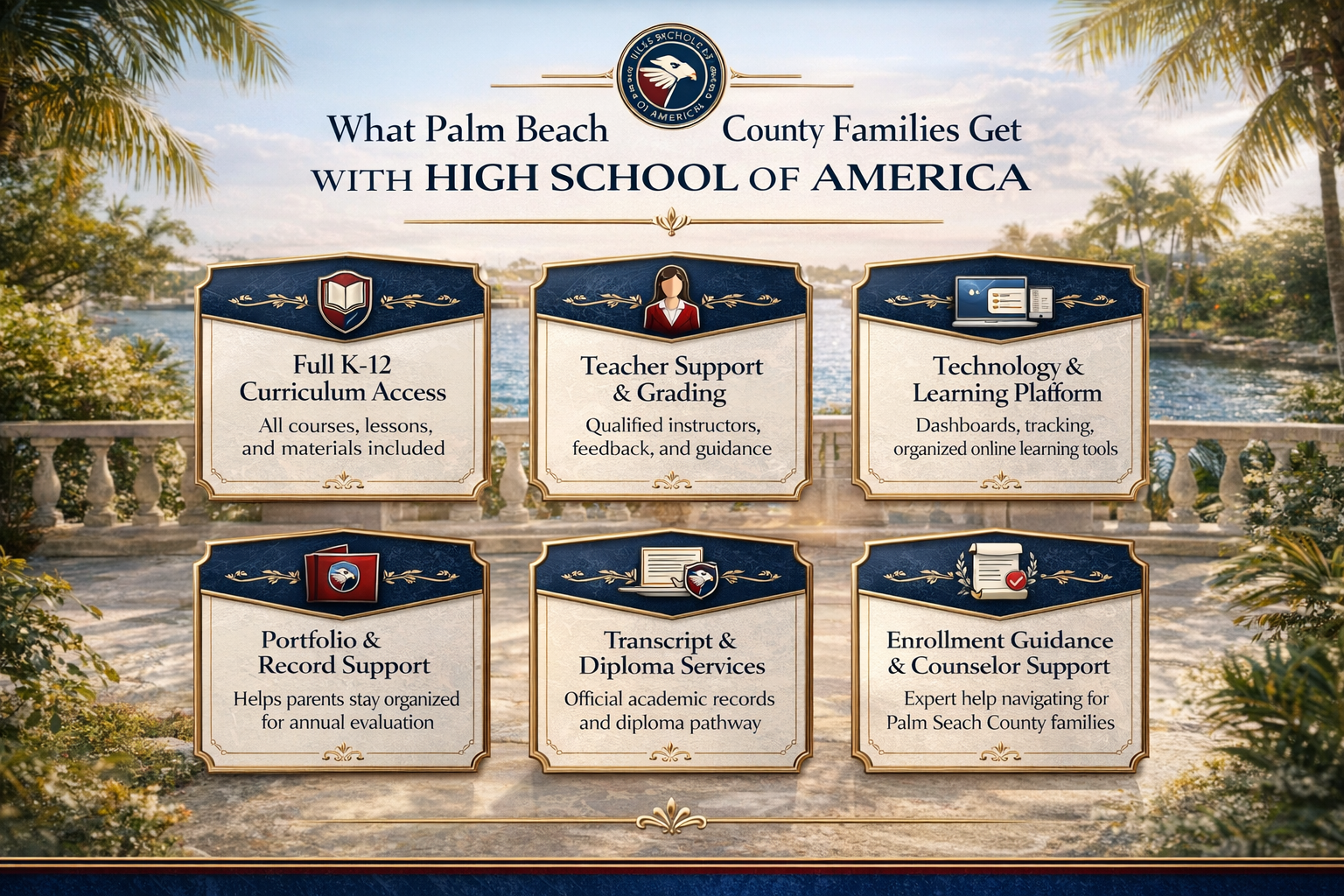 How to get started with online home school in West Palm Beach Palm Beach County