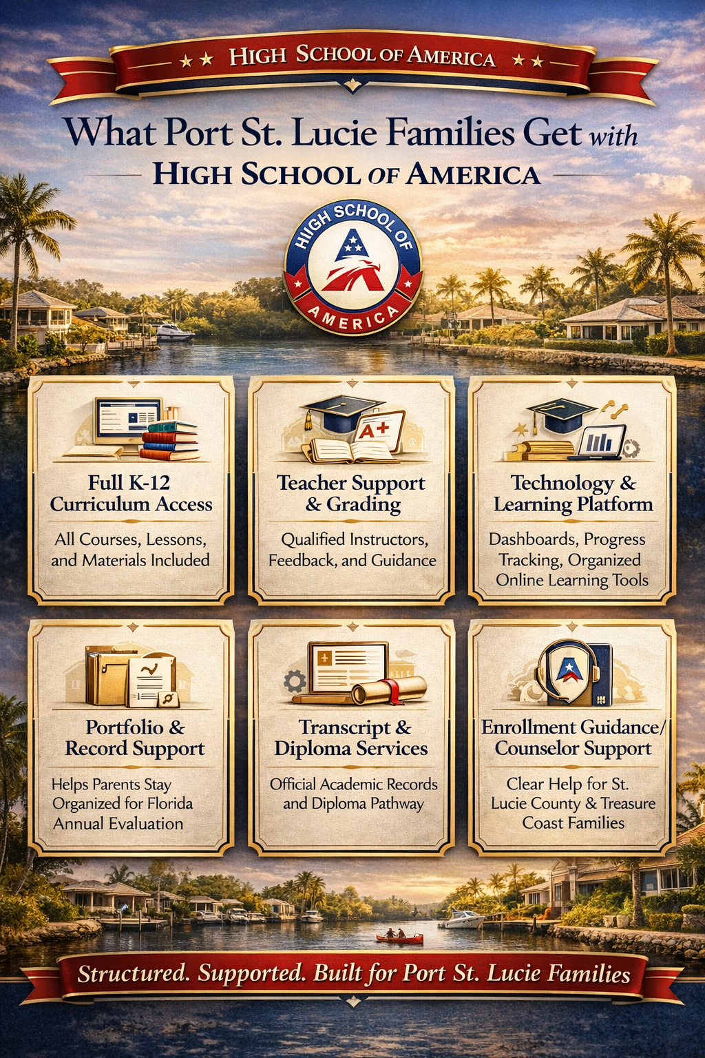 Port St. Lucie homeschool benefits infographic