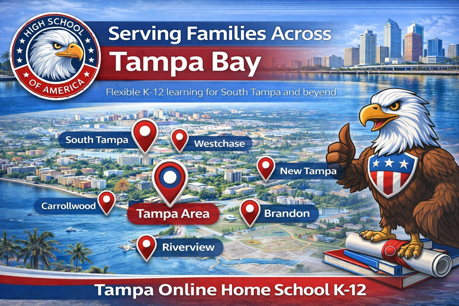 Serving Tampa and Tampa Bay with online home school K-12