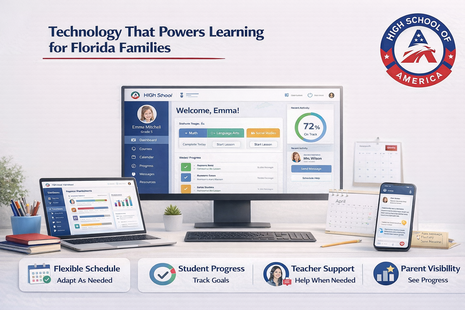 Technology that powers online learning for Orlando families