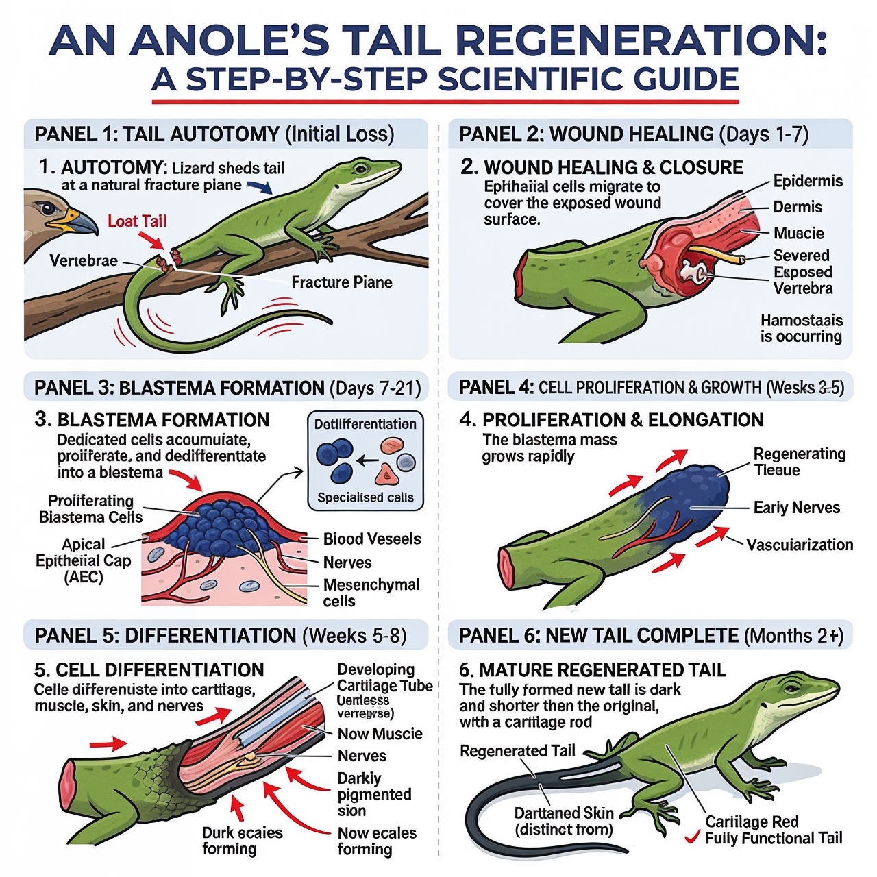 Lizard Tail Regrowth