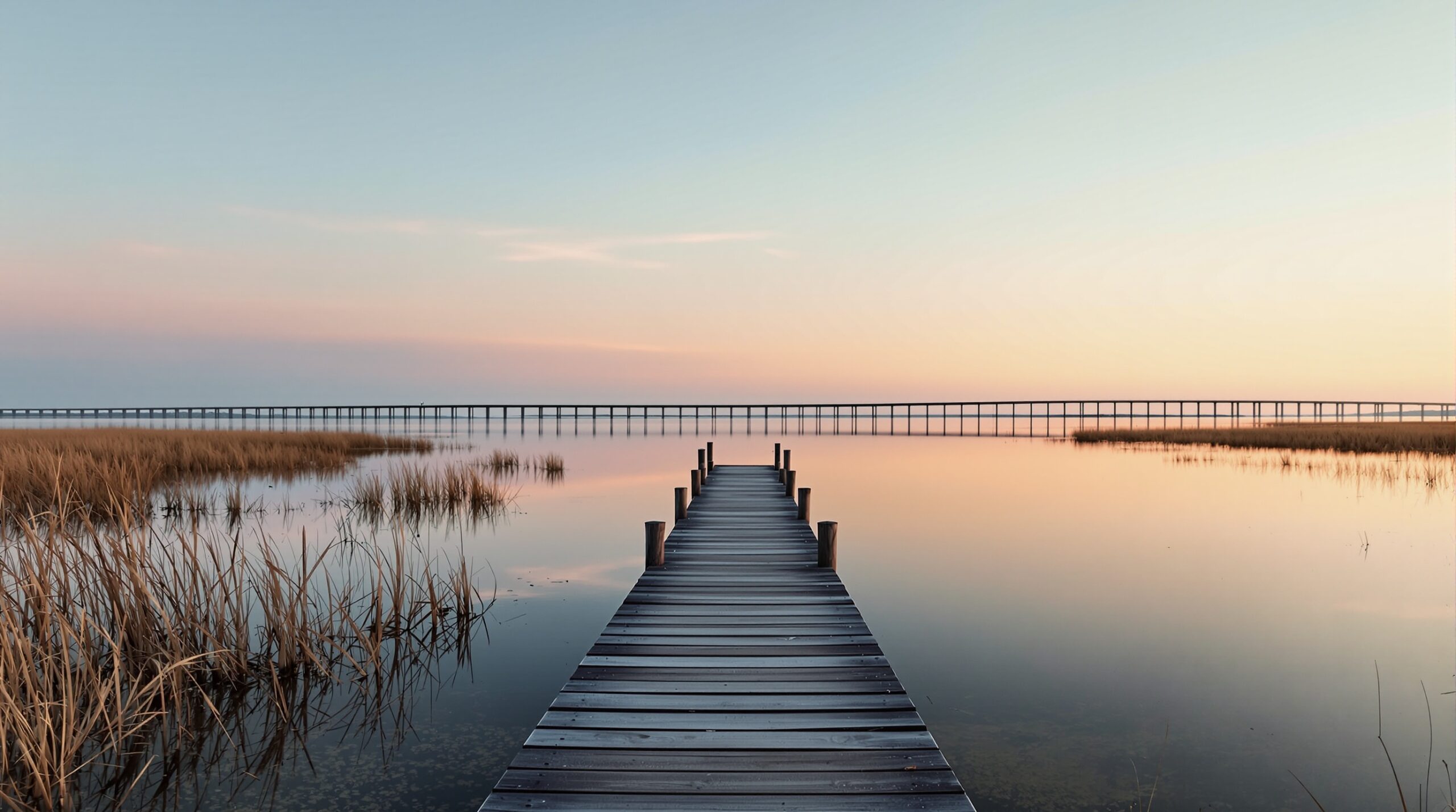 Coastal Virginia Hampton Roads scene near Chesapeake, Chesapeake Bay waters and marsh at golden hour, online K-12 home school for families