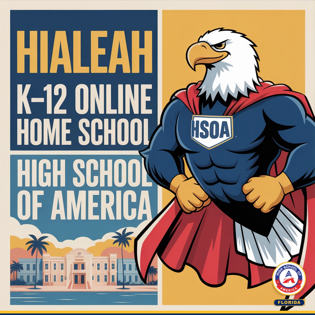 Hialeah K-12 online home school — High School of America