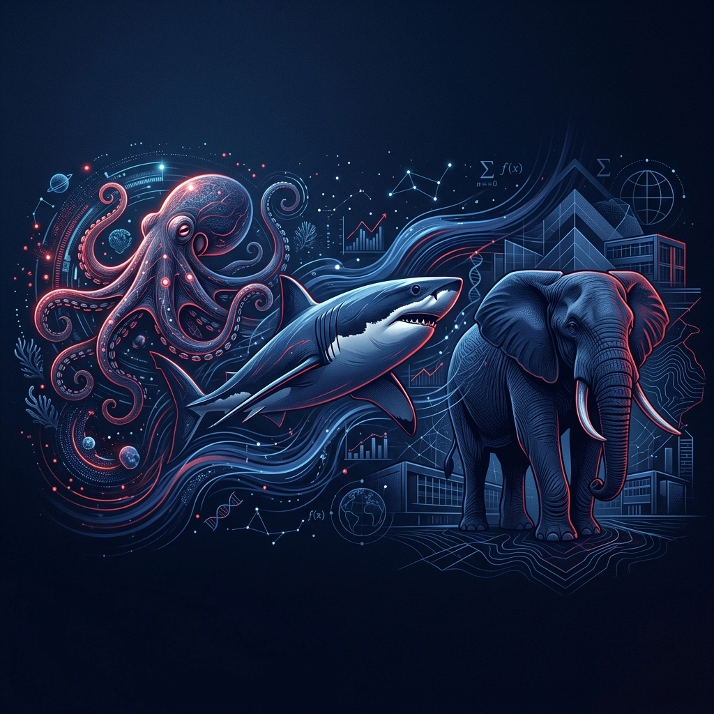 Majestic cinematic underwater scene with sunlight rays piercing through deep blue ocean waters