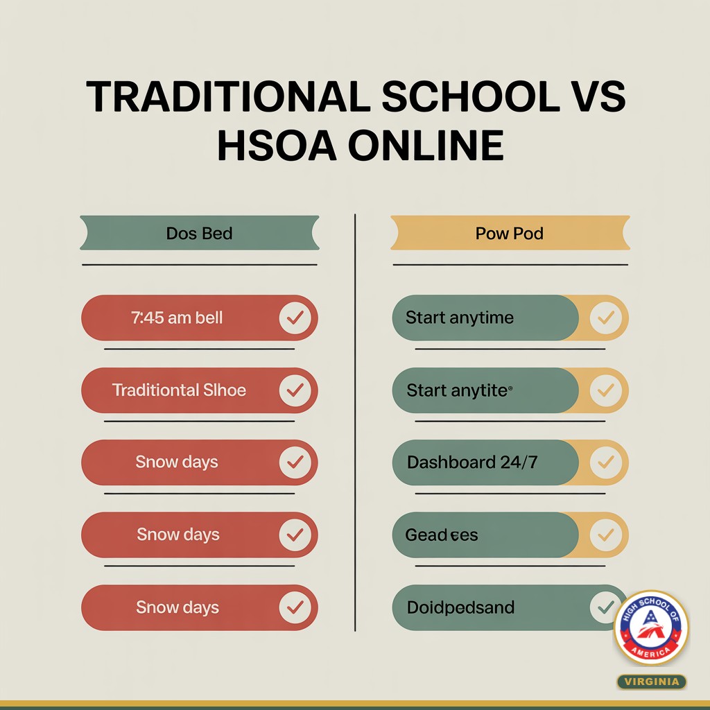 How the HSOA online learning platform works for Roanoke families