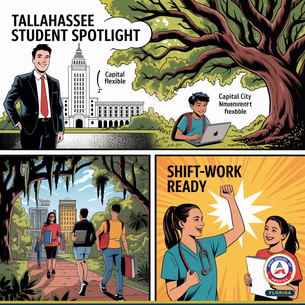 Tallahassee Student Spotlight comic infographic