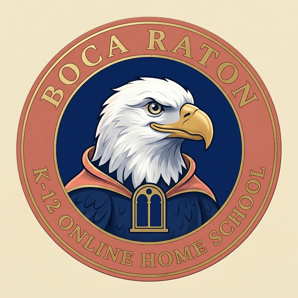 Boca Raton K-12 Online Home School, High School of America badge