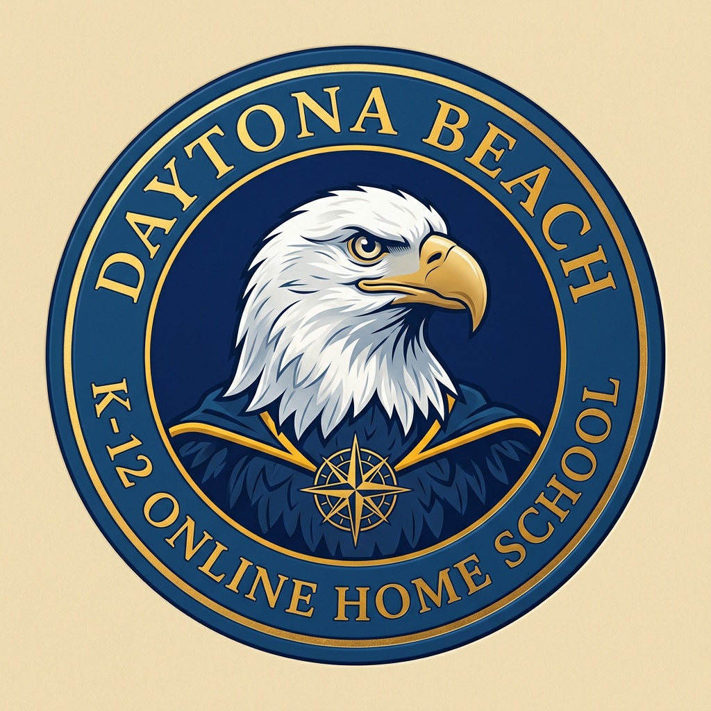 Daytona Beach K-12 Online Home School, High School of America badge