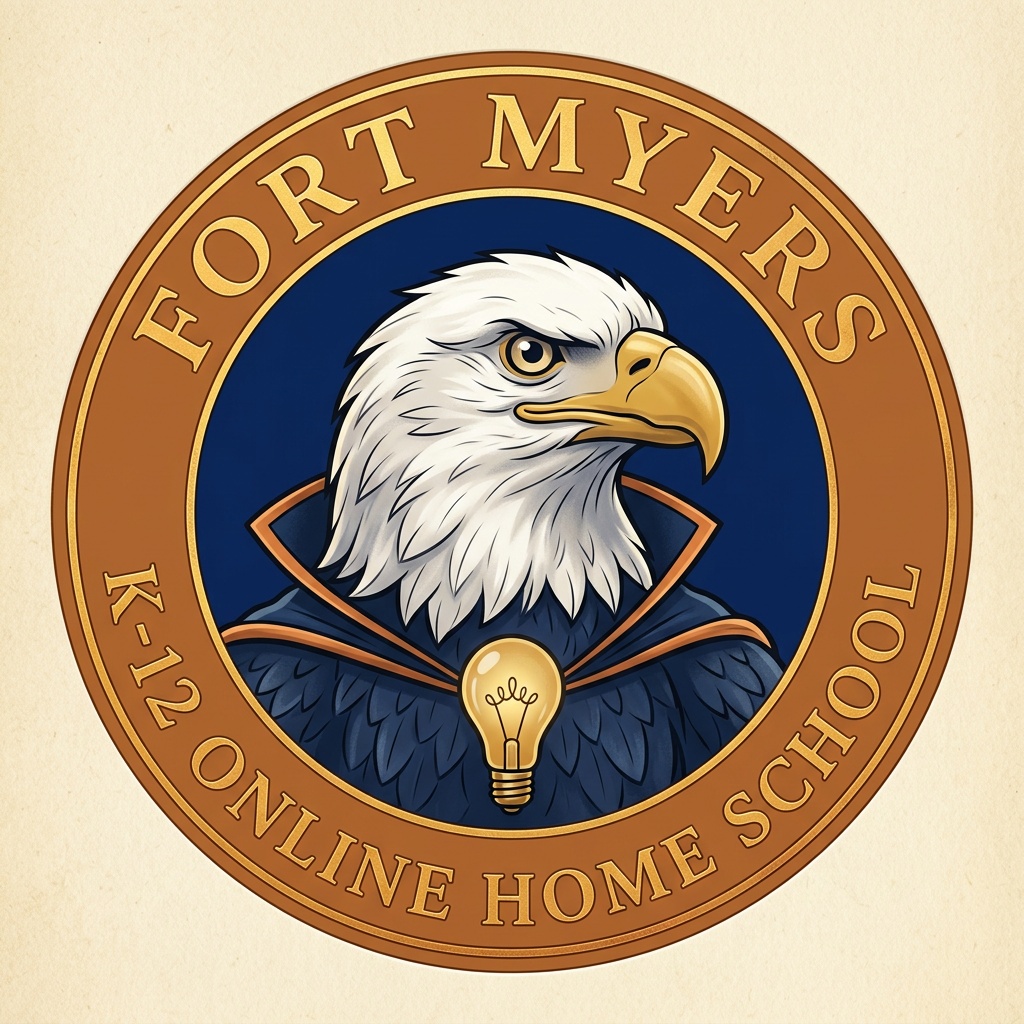 Fort Myers K-12 Online Home School, High School of America badge