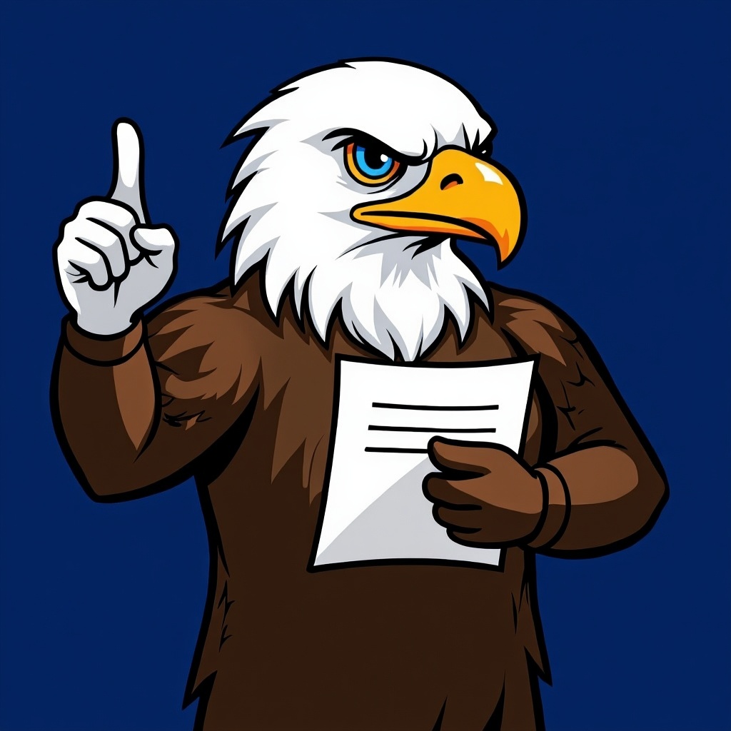 High School of America Eagle pro tip badge