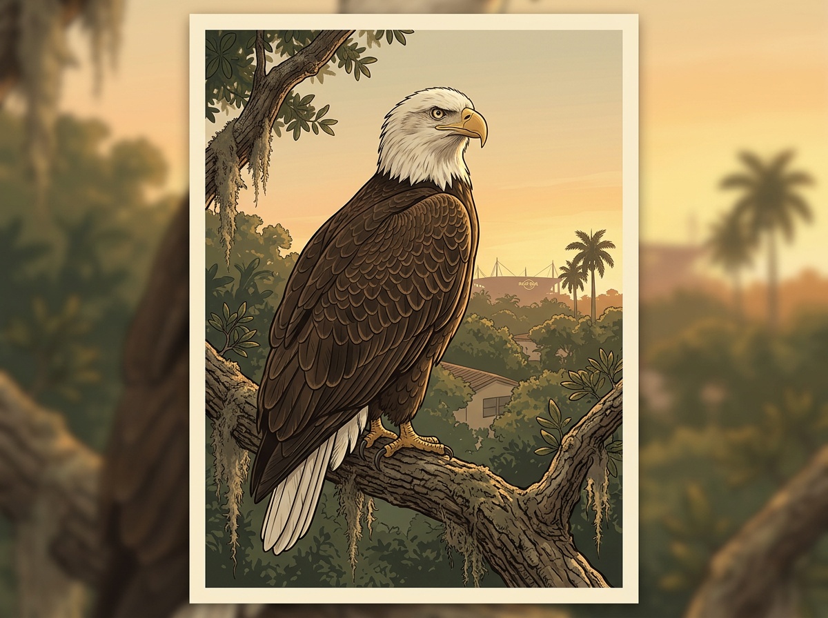 High School of America Eagle mascot Miami Gardens Florida online K-12 home school badge Miami-Dade County