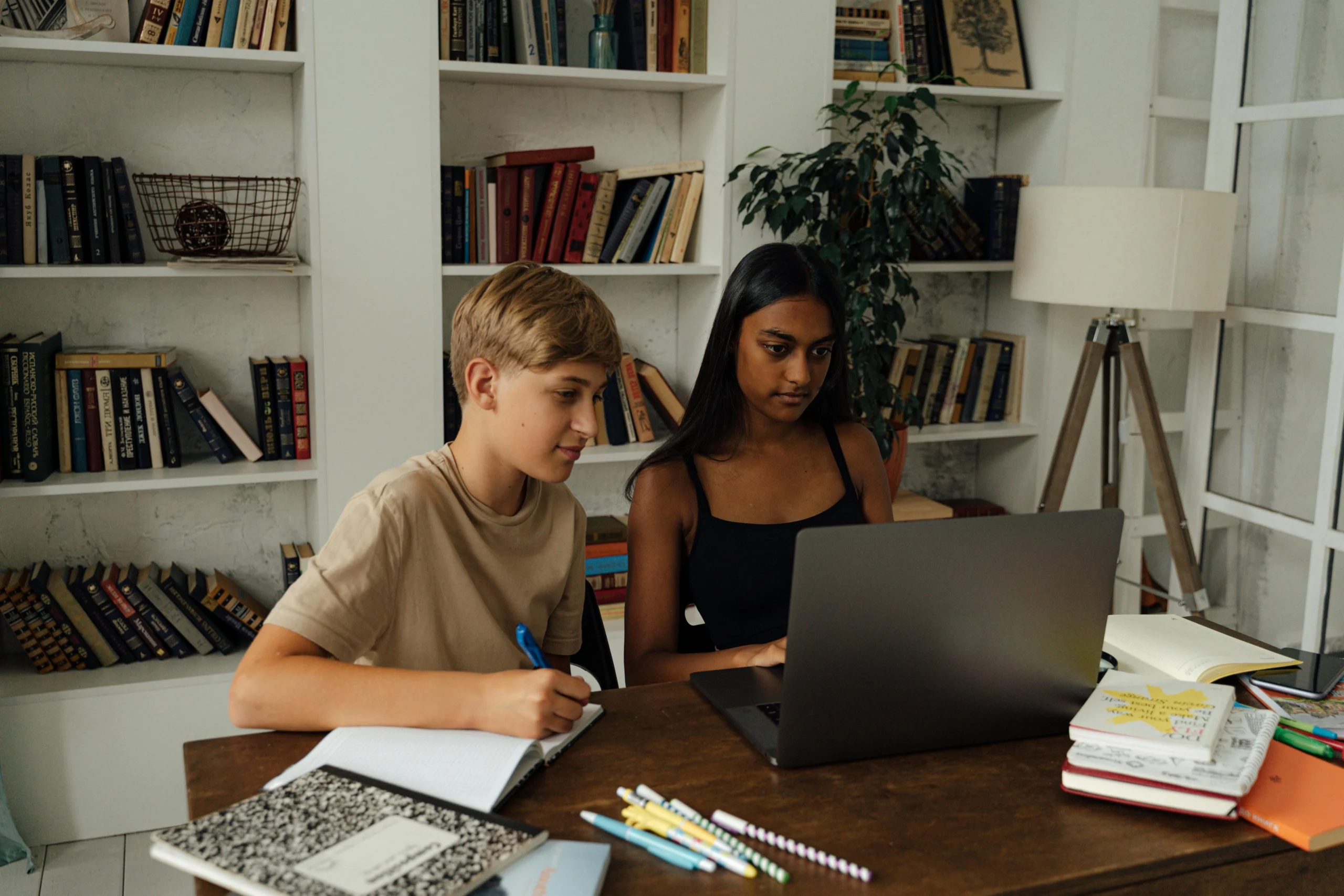 Academic counselor connecting with and supporting an HSOA online student