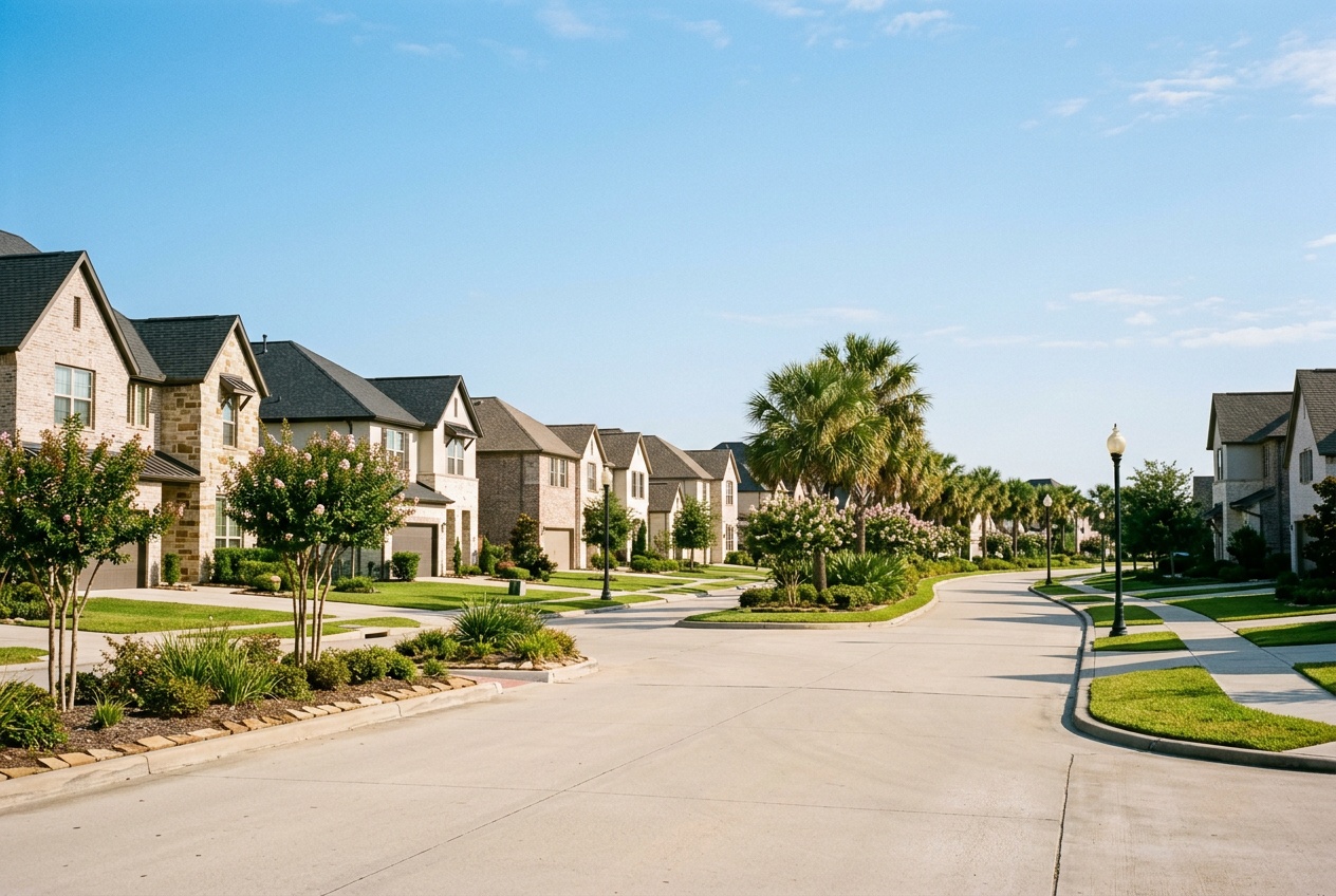 Sugar Land online home school K-12: a master-planned Sugar Land, Texas neighborhood in Fort Bend County.