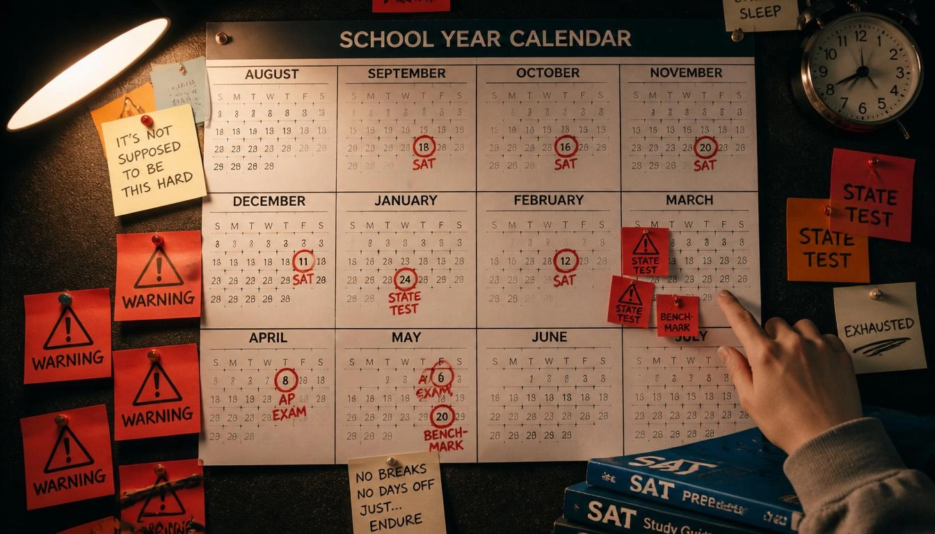 Annual Test Calendar Public School Students