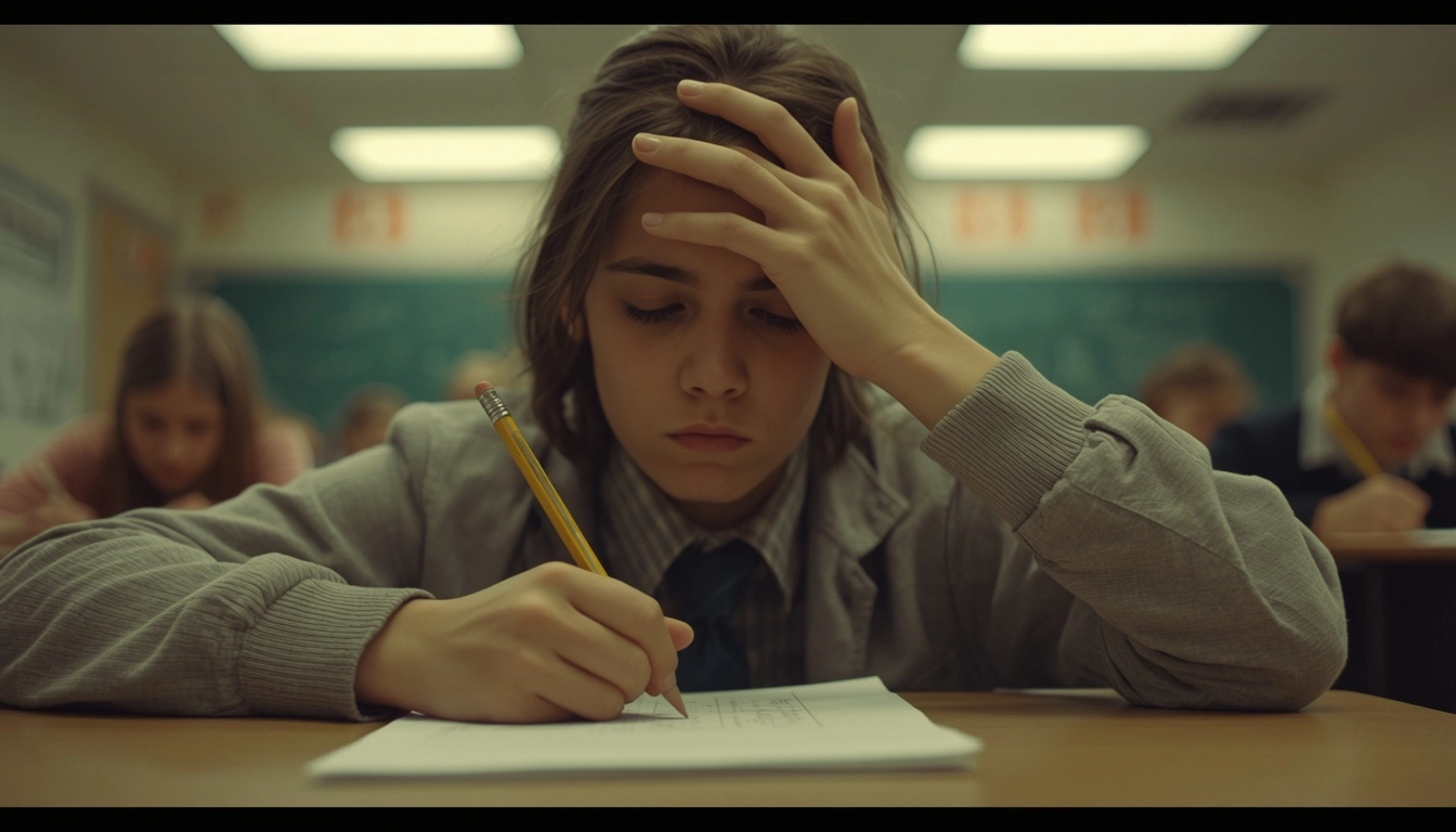 Test Anxiety Student Classroom