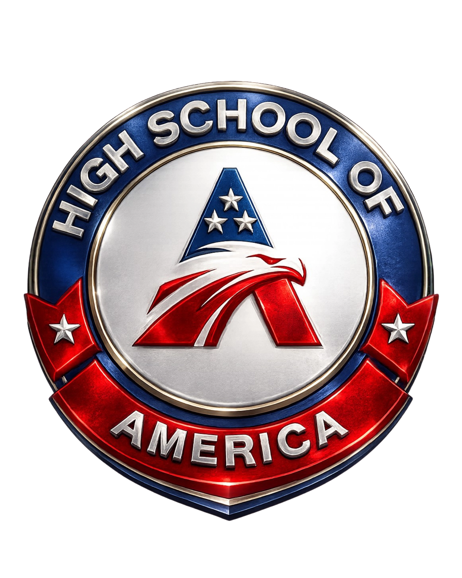 High School of America crest logo