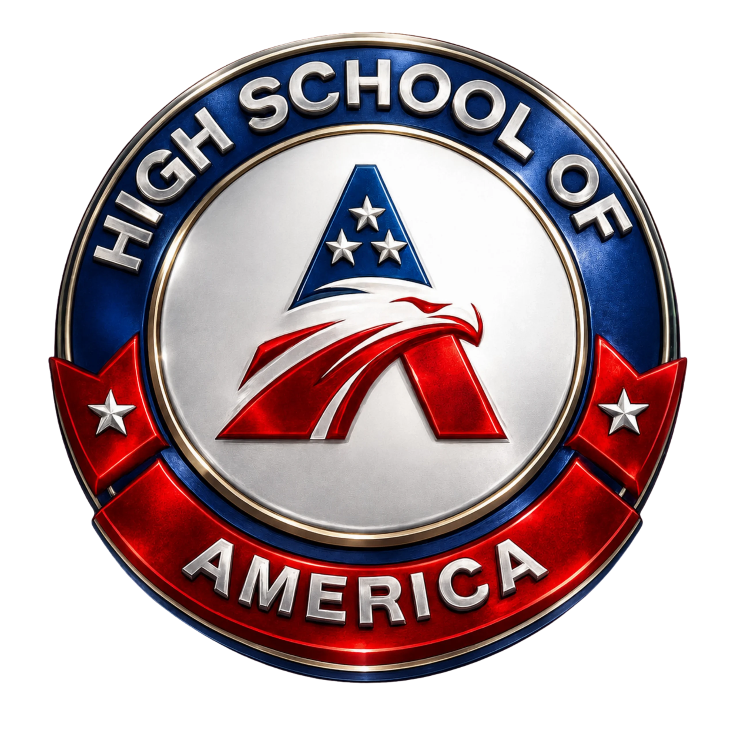 High School of America crest logo